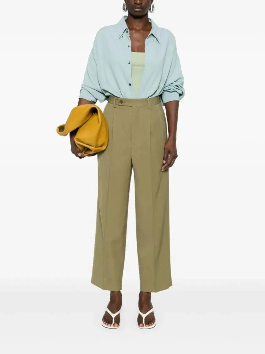   AURALEE  Wool Trousers Green